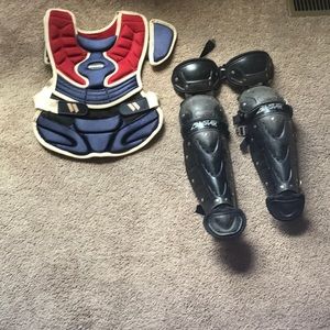 Softball catchers gear